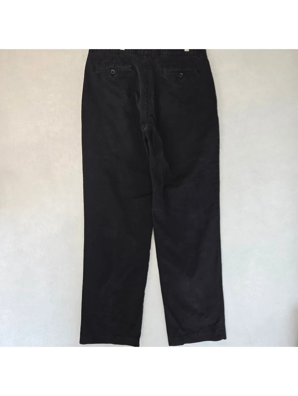 J.Crew Essential Chino Pants Men's 34x33 Navy Blue Straight Leg Cotton Casual